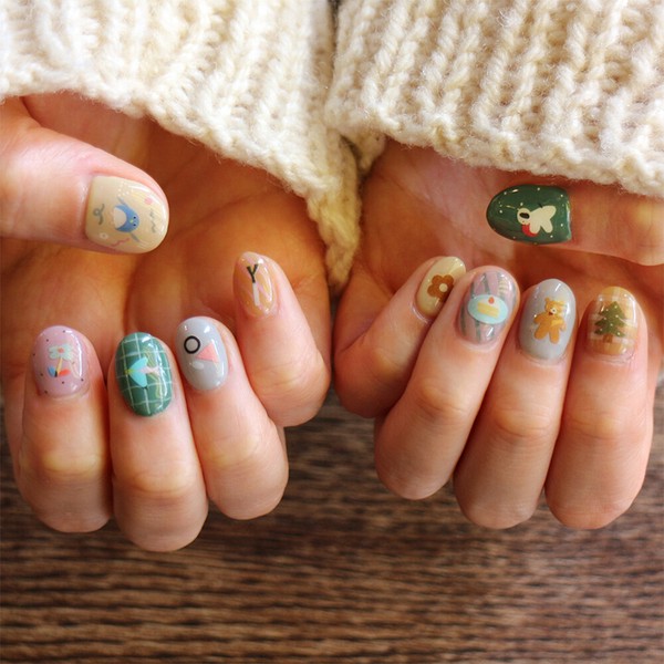 【cozyca products】ネイルシール Subikiawa.・福岡麻利子・AikoFukawa シール