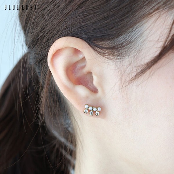 2026新作【ビジューパールピアス】ピアス　サージカルステンレス　アクセサリー