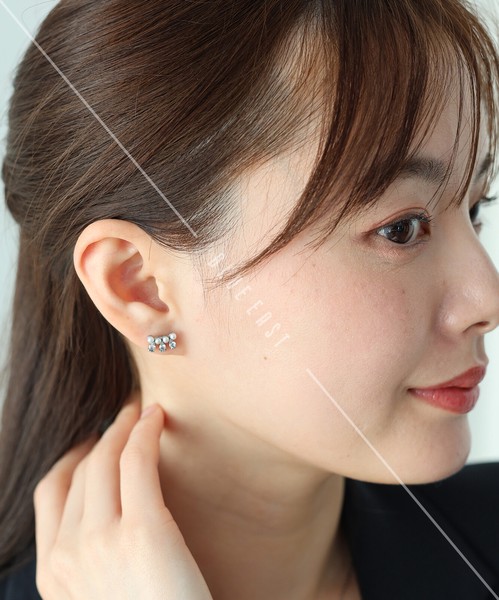 2026新作【ビジューパールピアス】ピアス　サージカルステンレス　アクセサリー