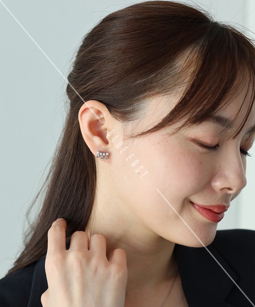 2026新作【ビジューパールピアス】ピアス　サージカルステンレス　アクセサリー