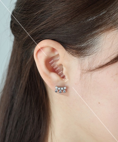 2026新作【ビジューパールピアス】ピアス　サージカルステンレス　アクセサリー
