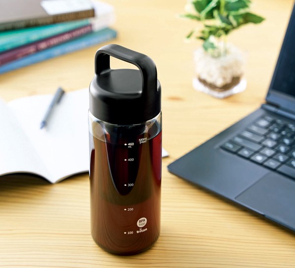 ◆ WB-05B ストレーナー付ウォーターボトル500ml モカベージュ