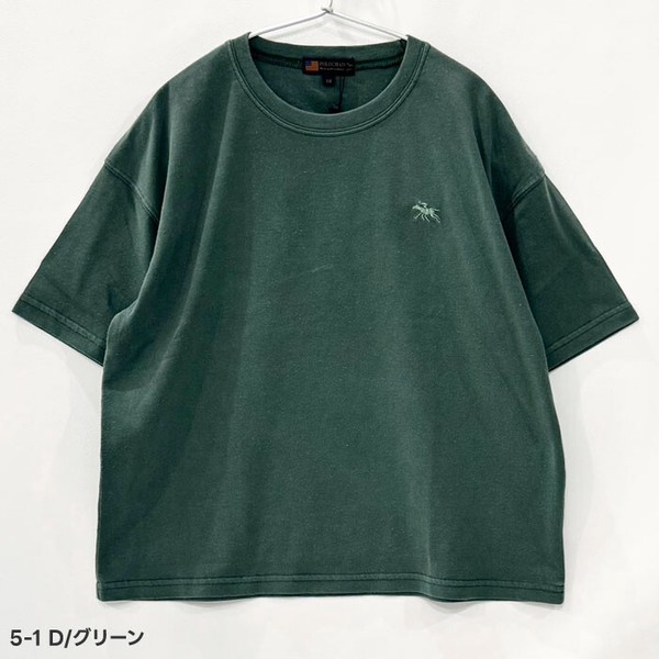 【新作】【POLO CHAMPS】ポロチャンプス　キッズ ピグメント染 オーバーサイズプリントTシャツ「PL26-04」