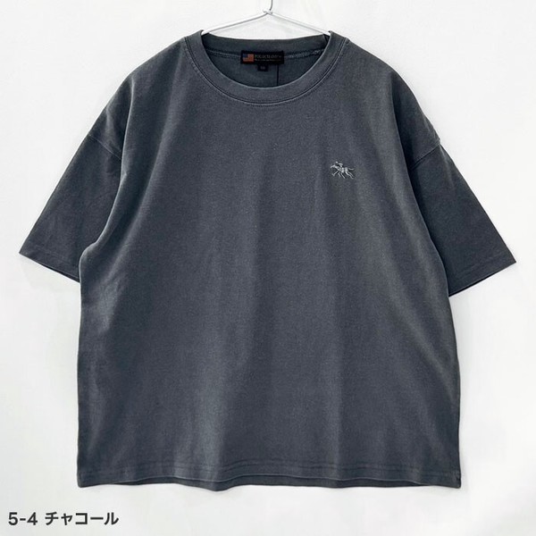 【新作】【POLO CHAMPS】ポロチャンプス　キッズ ピグメント染 オーバーサイズプリントTシャツ「PL26-04」