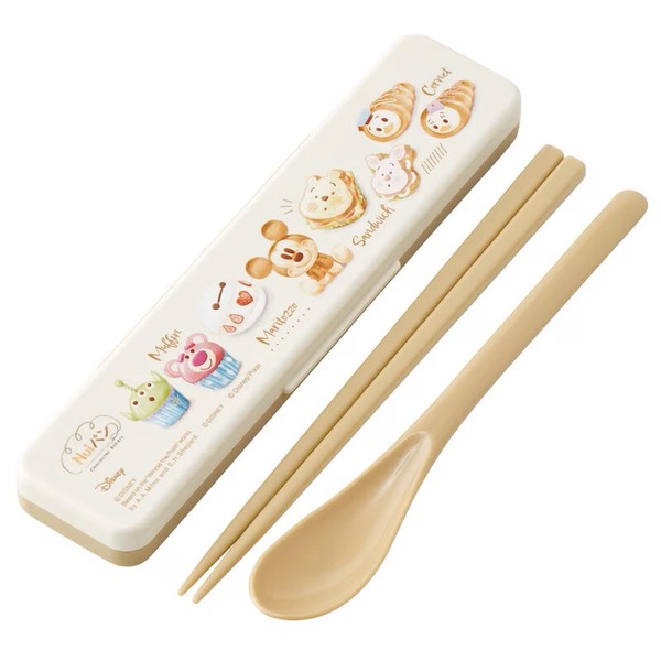 音の鳴らない コンビ セット お箸＆スプーン 　Nuiパン　ディズニー