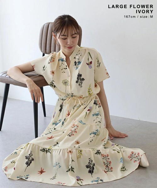 【人気】【再入荷】《アソート柄ワンピース》人気商品　接触冷感　再入荷 ロング丈　SS
