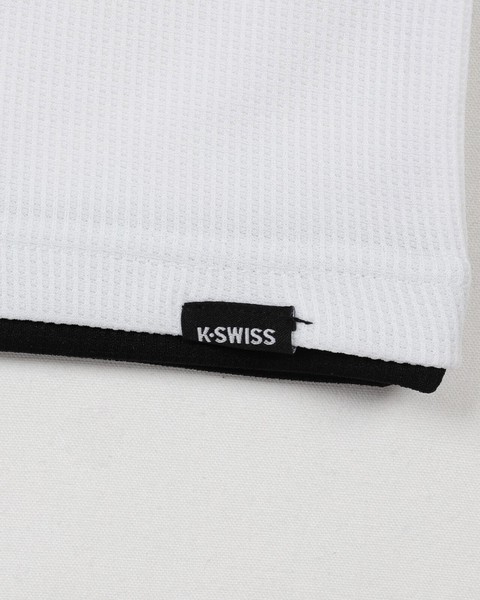 【K-SWISS/ケースイス】ドライワッフルクルーTシャツ★2026SS新作