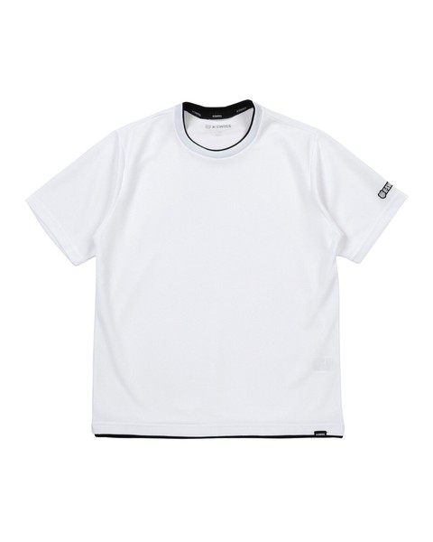 【K-SWISS/ケースイス】ドライワッフルクルーTシャツ★2026SS新作