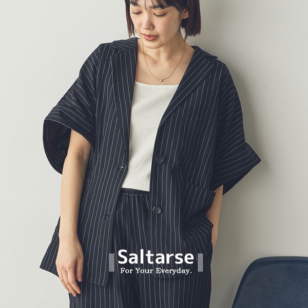 【Saltarse】ストライプジャケット