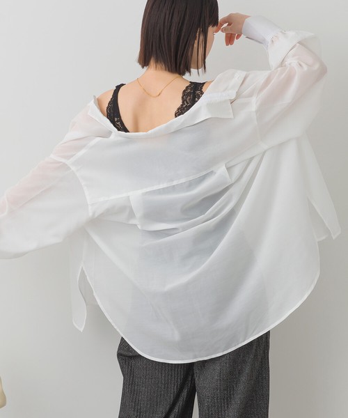 【Petit Fleur】カップ付きレースタンクトップ