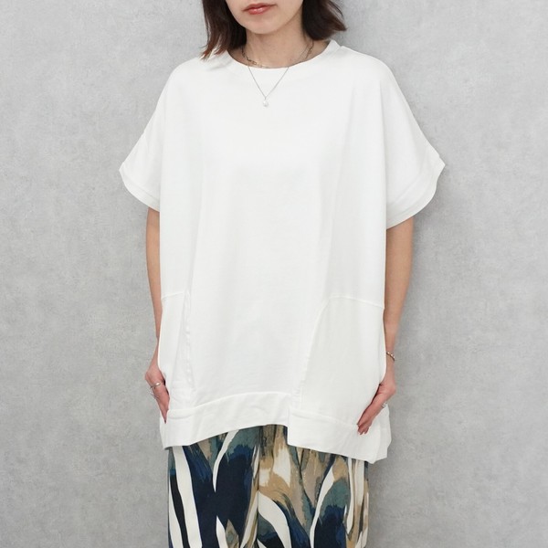 ヘビーオンスヘビーテリープルオーバー ポケット 半袖Tシャツ  ミニ裏毛 2026春夏新作【即納】