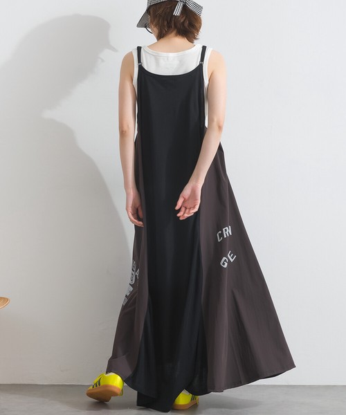 接触冷感 プリントキャミワンピース 【 2026春新作 】