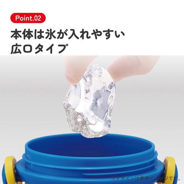 【スケーター】直飲プラワンタッチボトル パペットスンスン  日本製