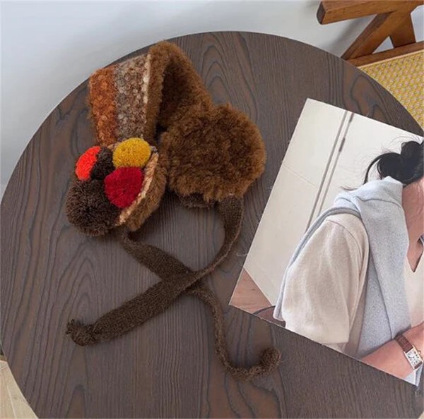 ＜人気商品＞通勤する【自転車用防寒】ふわっとなめらか肌触り 防風イヤーマフ 取り外し可能なベルト付き