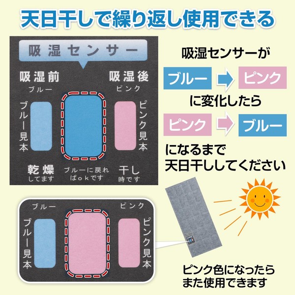 ★売れ筋商品！！【クローゼット用除湿シート　4枚組】