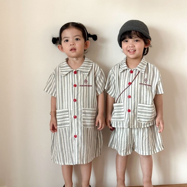 上下セット or ワンピ　カラー/サイズ（80〜150）　選択　1枚から注文可能　　※2026春夏