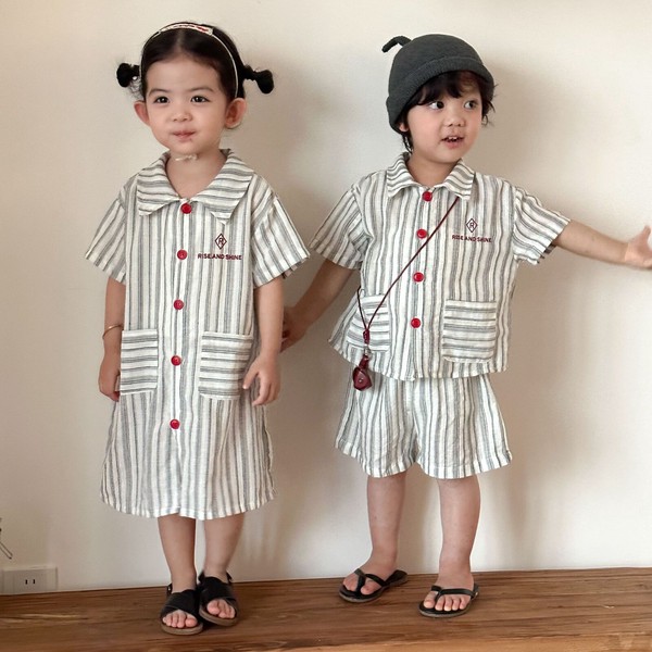 上下セット or ワンピ　カラー/サイズ（80〜150）　選択　1枚から注文可能　　※2026春夏