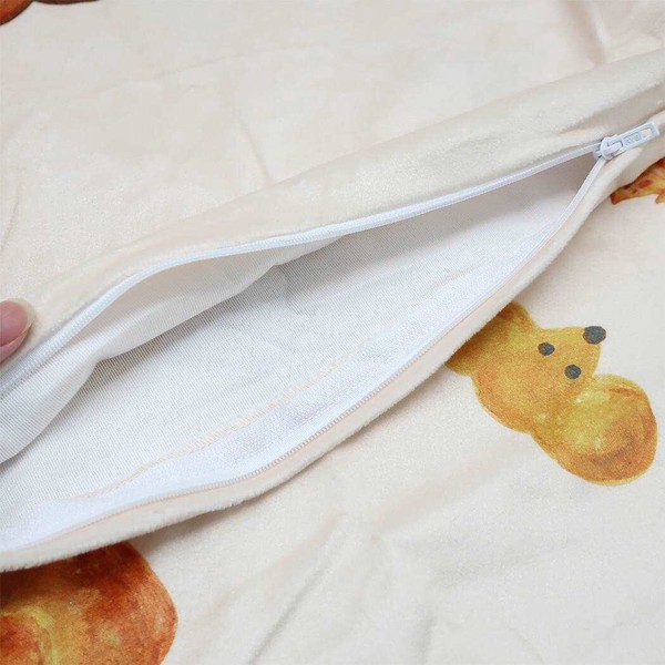 【枕】パンどろぼう 枕カバー