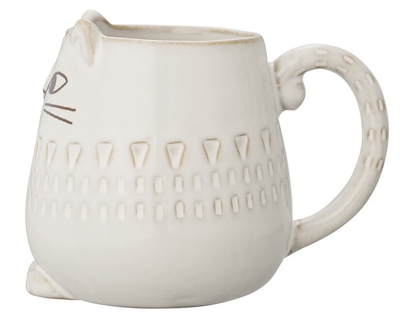 【8月中旬入荷予定】 fikalycka 猫マグカップ  WH