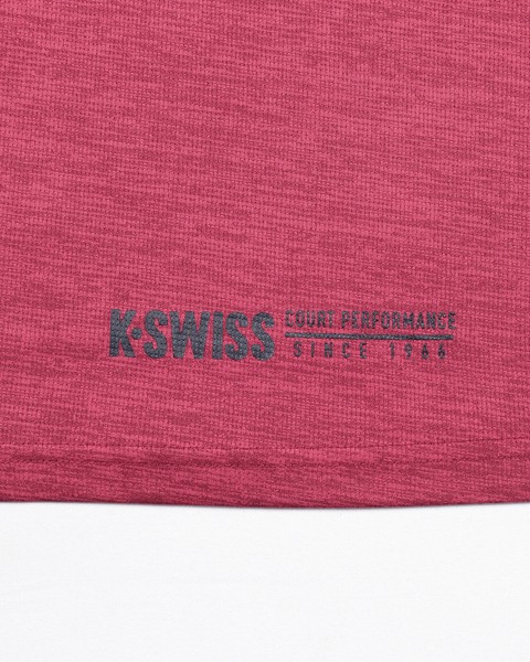 【K-SWISS/ケースイス】杢天竺クルーTシャツ★2026SS新作