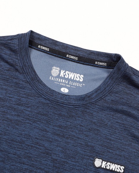 【K-SWISS/ケースイス】杢天竺クルーTシャツ★2026SS新作