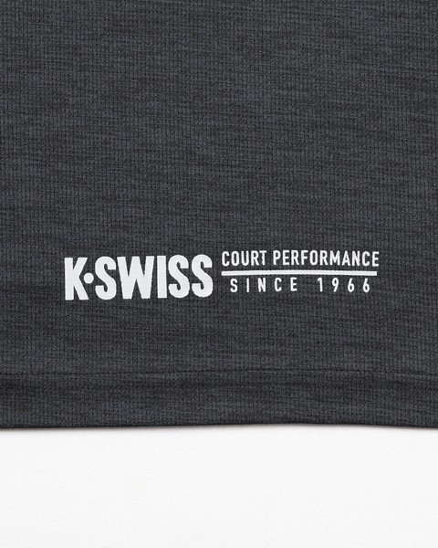 【K-SWISS/ケースイス】杢天竺クルーTシャツ★2026SS新作