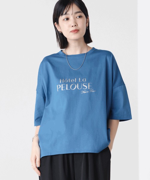 【SALE】再入荷：WシルケットロゴTシャツ◇人気のWシルケットシリーズが登場！ 2026新作