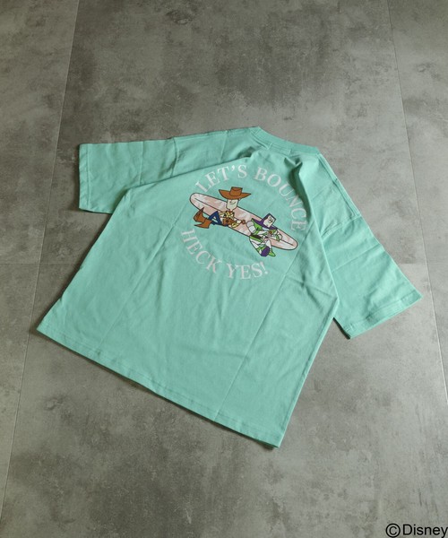 【トイストーリー】プリントBIGTEE〈ウッディ&バズ、サーフ〉