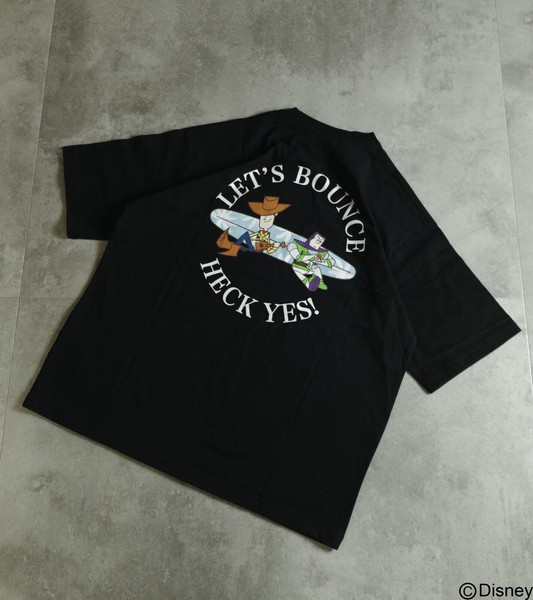【トイストーリー】プリントBIGTEE〈ウッディ&バズ、サーフ〉