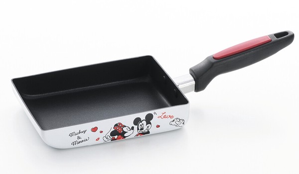 「ミッキー＆ミニー」玉子焼き <IH/アルミ/キッチン/料理/キャラクター/かわいい/DISNEY>