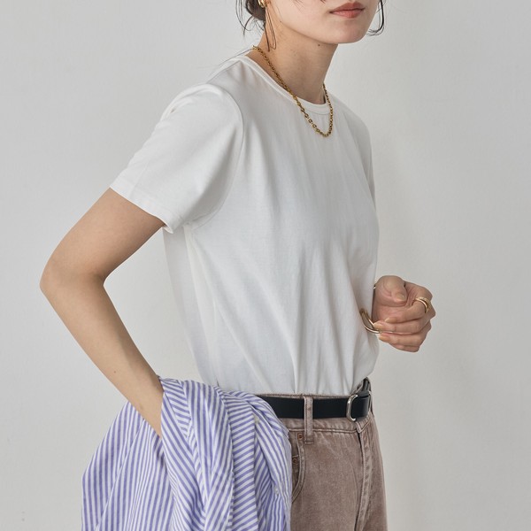 USAコットン ベーシックTシャツ 2026新作 春夏