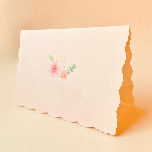 【包む】＜ THANK YOU ＞　サンキュー ウォームフラワー 　/  グリーティングカード