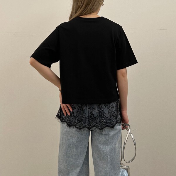 【2026新作】接触冷感レースセットレイヤードTシャツ
