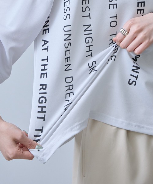 再入荷しました　❆接触冷感❆　英字プリントTシャツ　2026春夏 　Economico