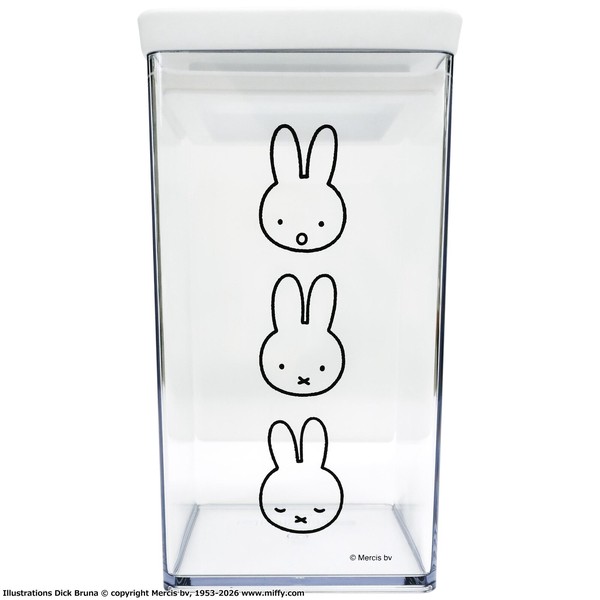 【★売れ筋商品★】オカトー ミッフィー miffyパッキン付きキャニスター ミッフィーフェイス Mサイズ