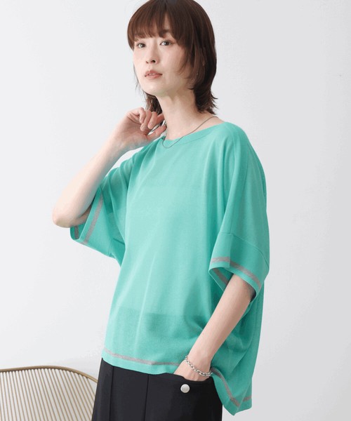 【再入荷：店舗取り寄せ販売】SALE 麻ライクニットプルオーバー【一部予約】2026新作