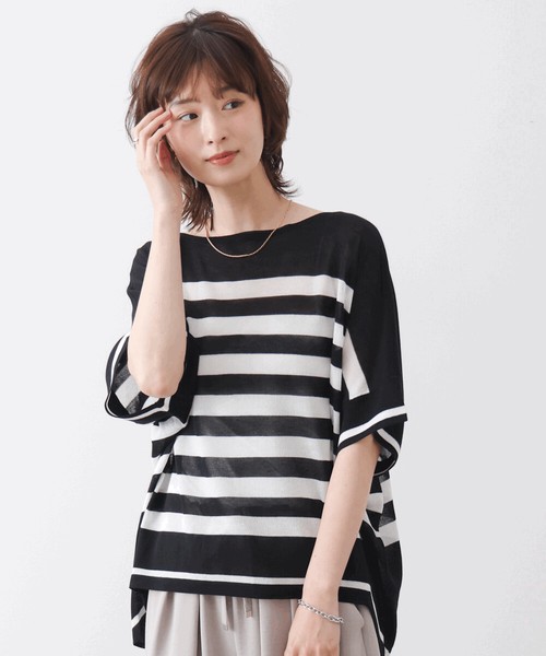 【再入荷：店舗取り寄せ販売】SALE 麻ライクニットプルオーバー【一部予約】2026新作