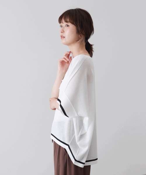 【再入荷：店舗取り寄せ販売】SALE 麻ライクニットプルオーバー【一部予約】2026新作