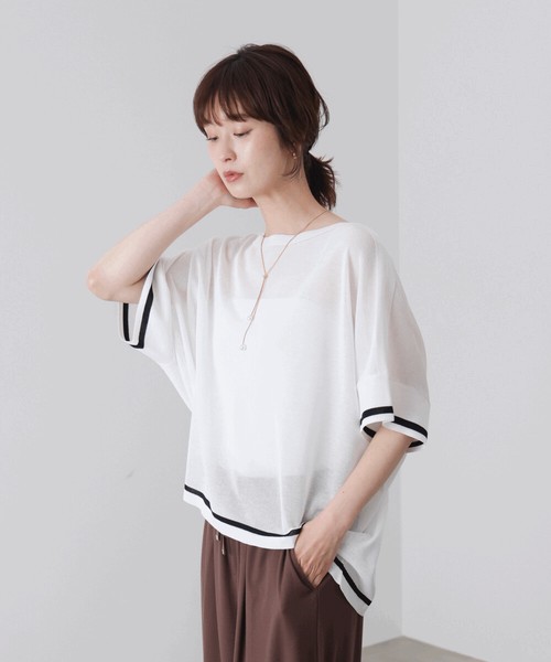 【再入荷：店舗取り寄せ販売】SALE 麻ライクニットプルオーバー【一部予約】2026新作
