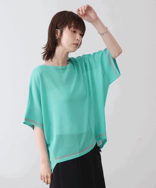 【再入荷：店舗取り寄せ販売】SALE 麻ライクニットプルオーバー【一部予約】2026新作