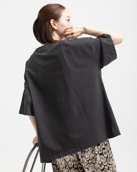 【再入荷】レース切替 ビッグTシャツ　●6/4・6/17日追加入荷