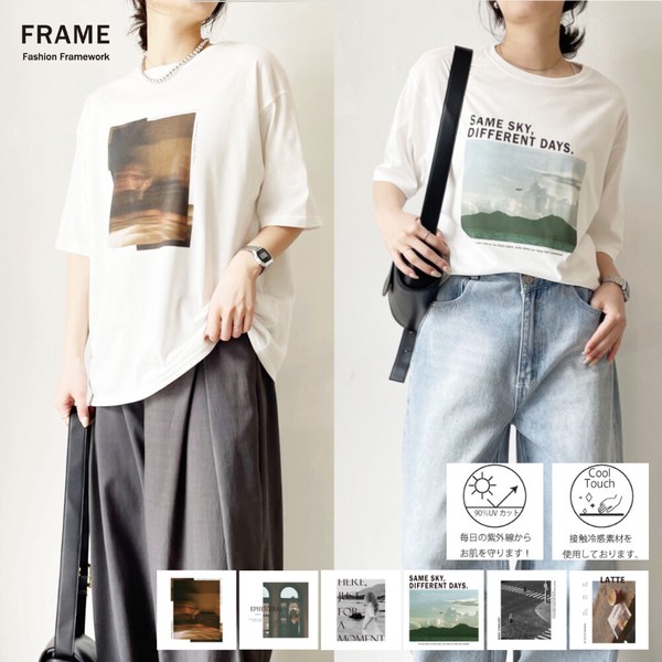 【2026新作一部予約】【機能素材】プリントTシャツ