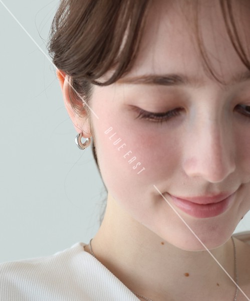 2026新作【ニュアンスフープピアス】ピアス　アクセサリー　サージカルステンレス
