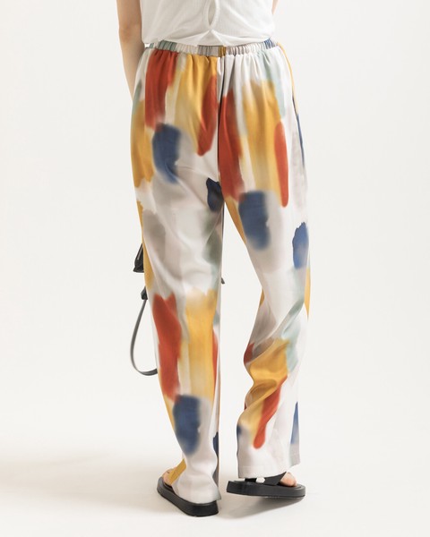 【再入荷】水彩総柄ルーズパンツ【2026年 春夏】●7/29日追加入荷あり
