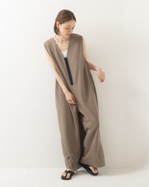 【再入荷】フロントホックルーズオールインワン【2026年 春夏】●即納品