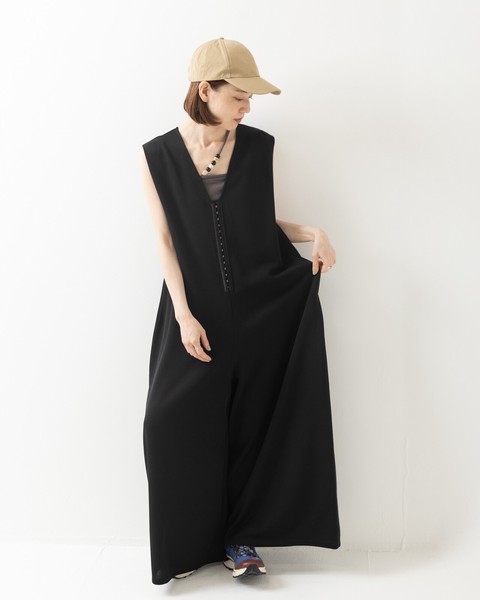 【再入荷】フロントホックルーズオールインワン【2026年 春夏】●即納品