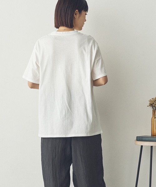 【Saltarse】コットンプリントシャツ