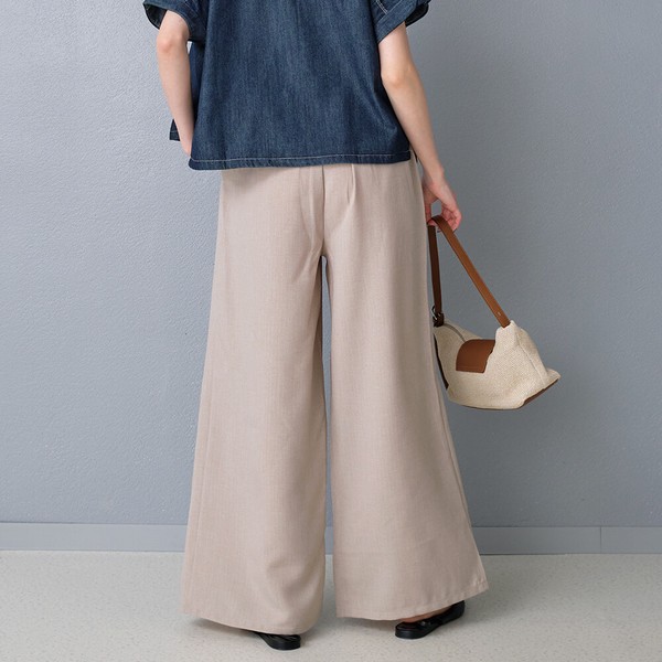 再入荷！【2026新作商品♪】タックワイドパンツ