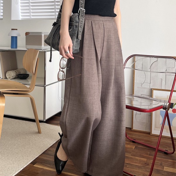 再入荷！【2026新作商品♪】タックワイドパンツ