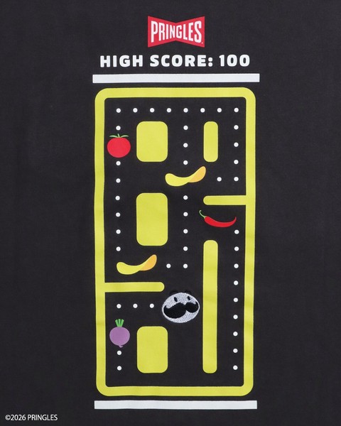 【PRINGLES】ゲーム柄Tシャツ【2026夏物】